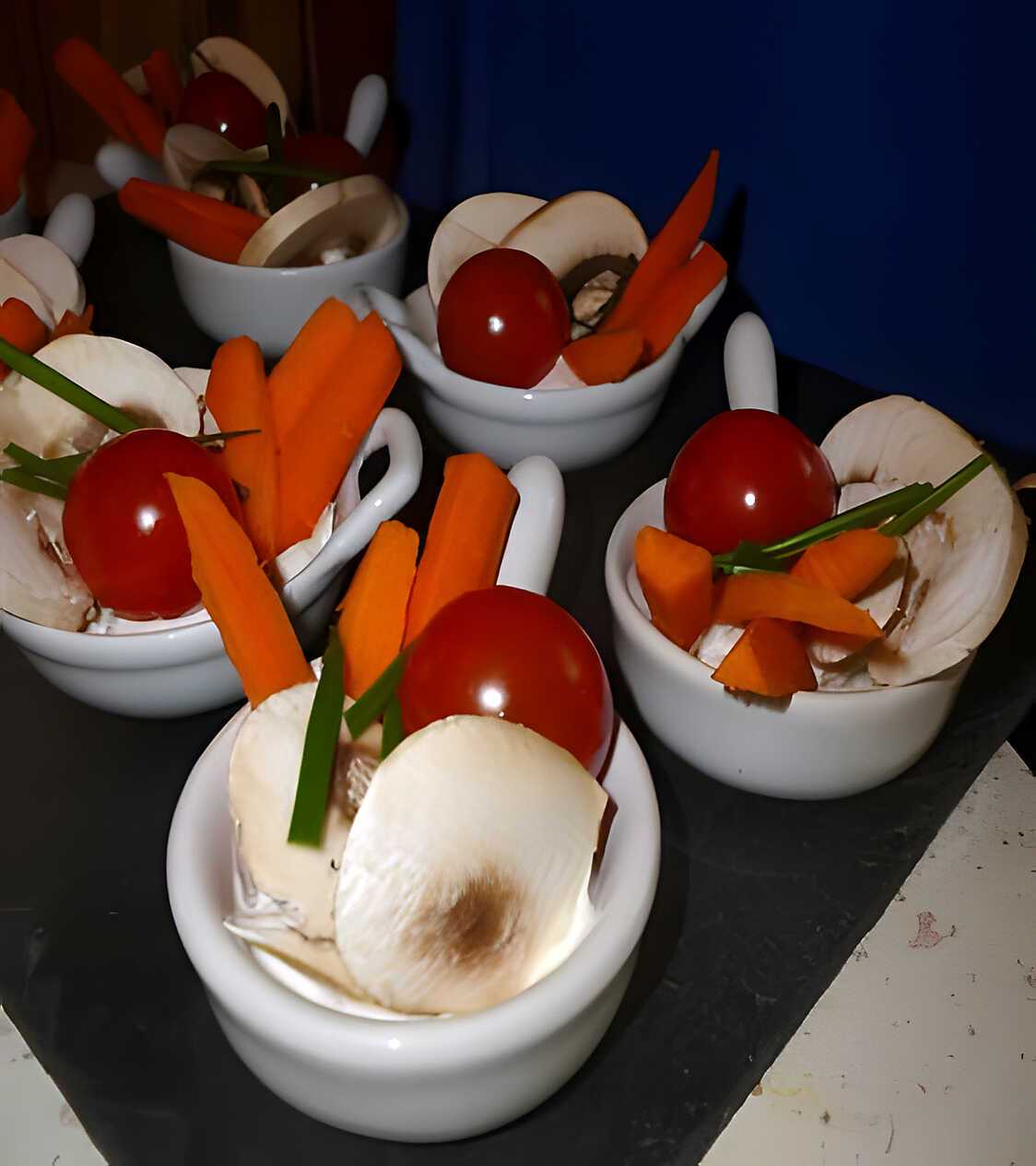 Recette de Crudités apéritives