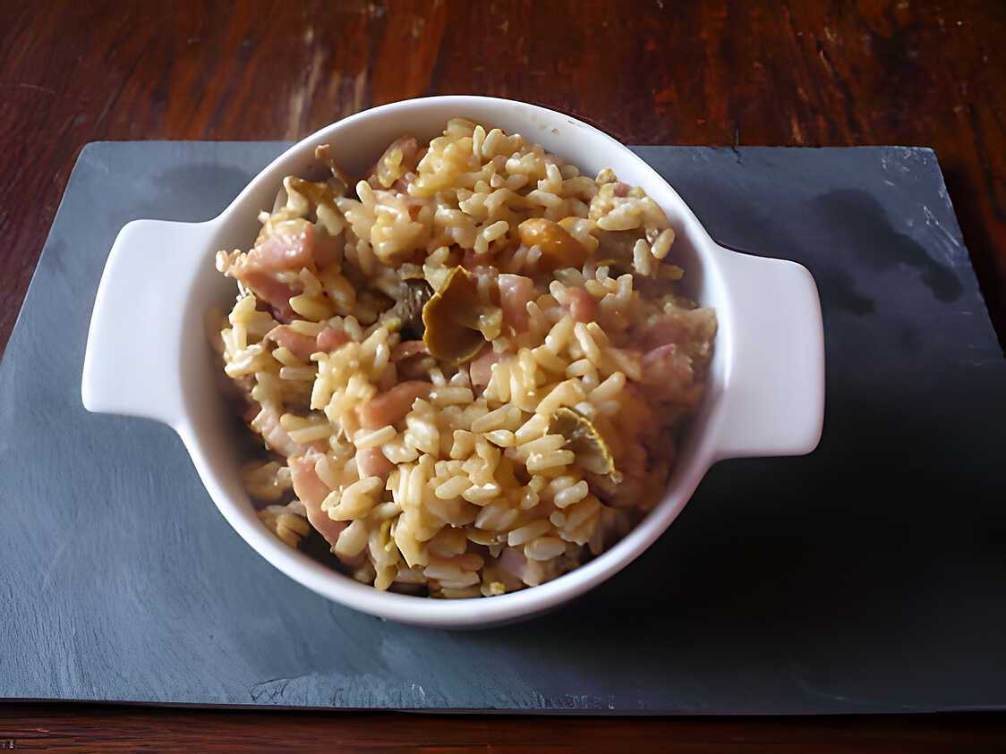 Recette De Risotto Girolles Lardons