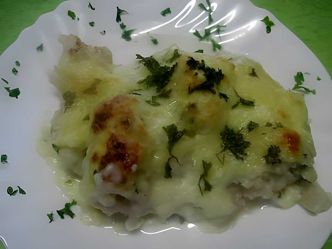 Recette De Gratin De Choux Fleurs Sauce B Chamel Persill