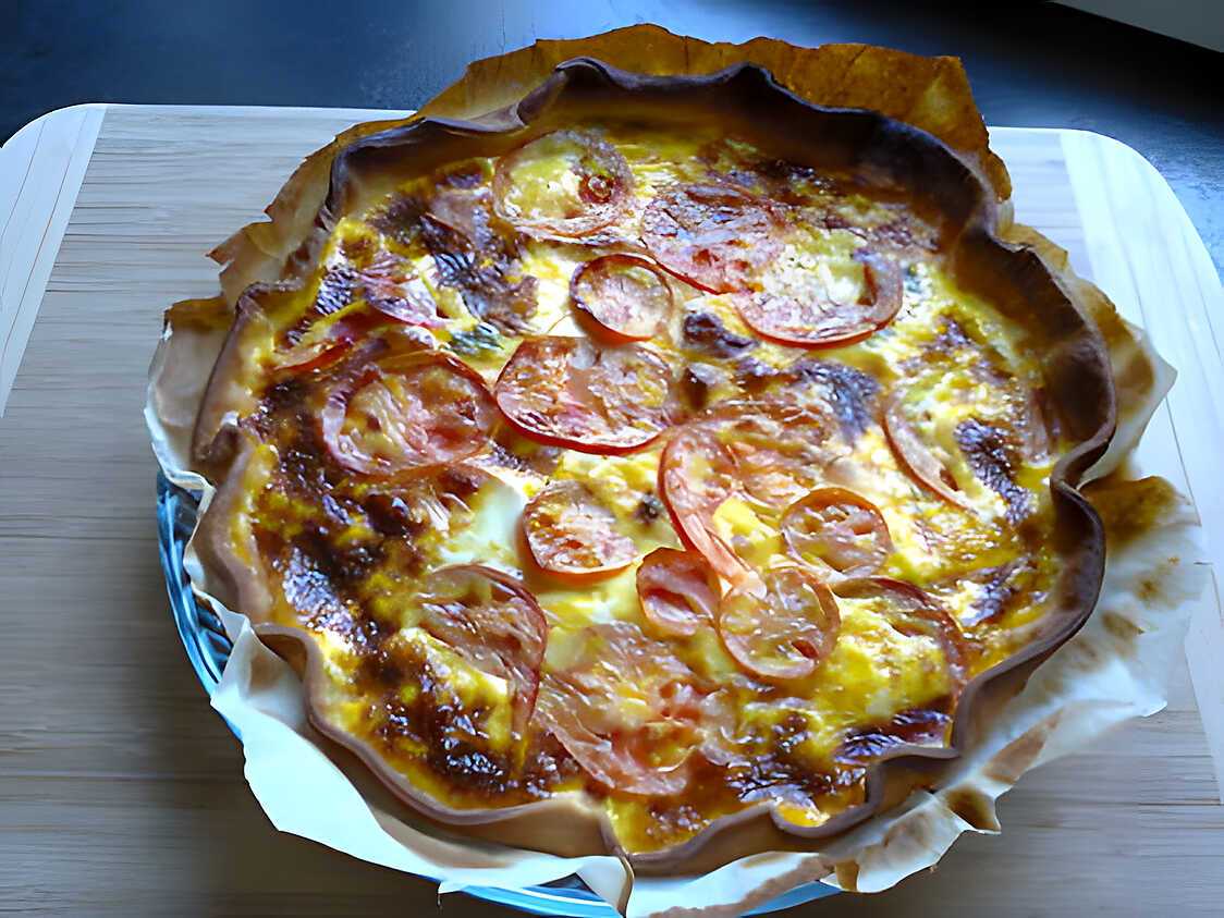 Recette De Tarte Au Fromage De Ch Vre Et Tomates Basilic