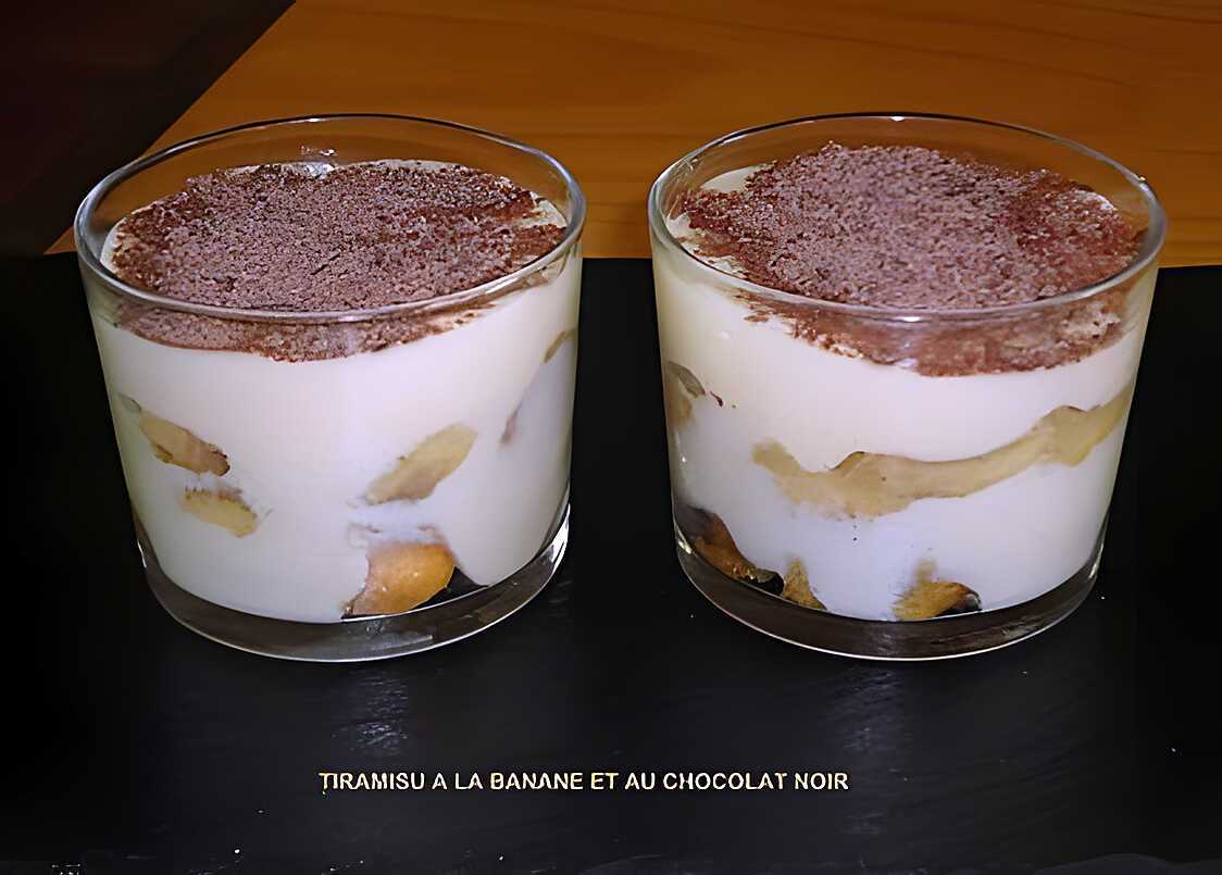 Recette De Tiramisu A La Banane Et Au Chocolat Noir