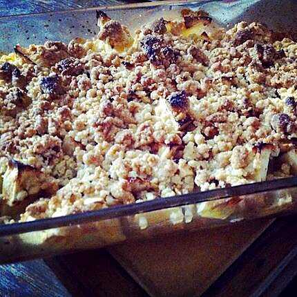 Recette De Crumble Aux Pommes Par Tatigourmande