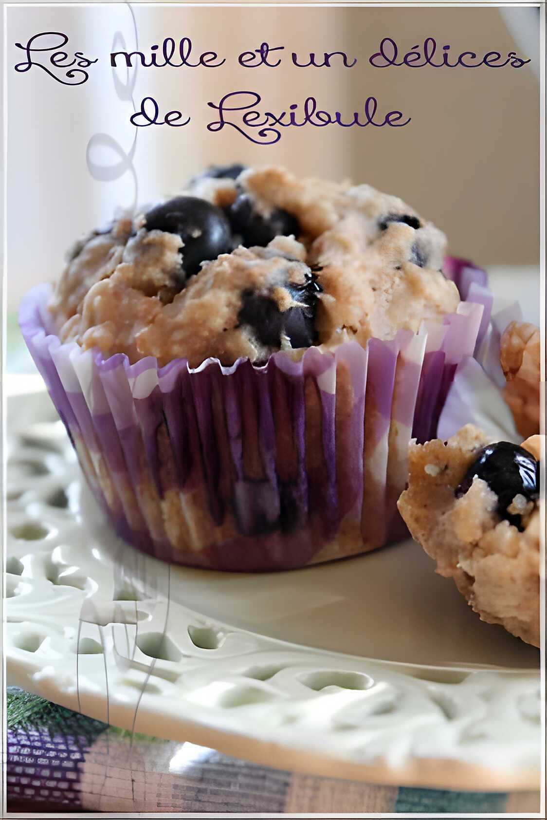 Recette de Muffins aux bleuets et à l avoine