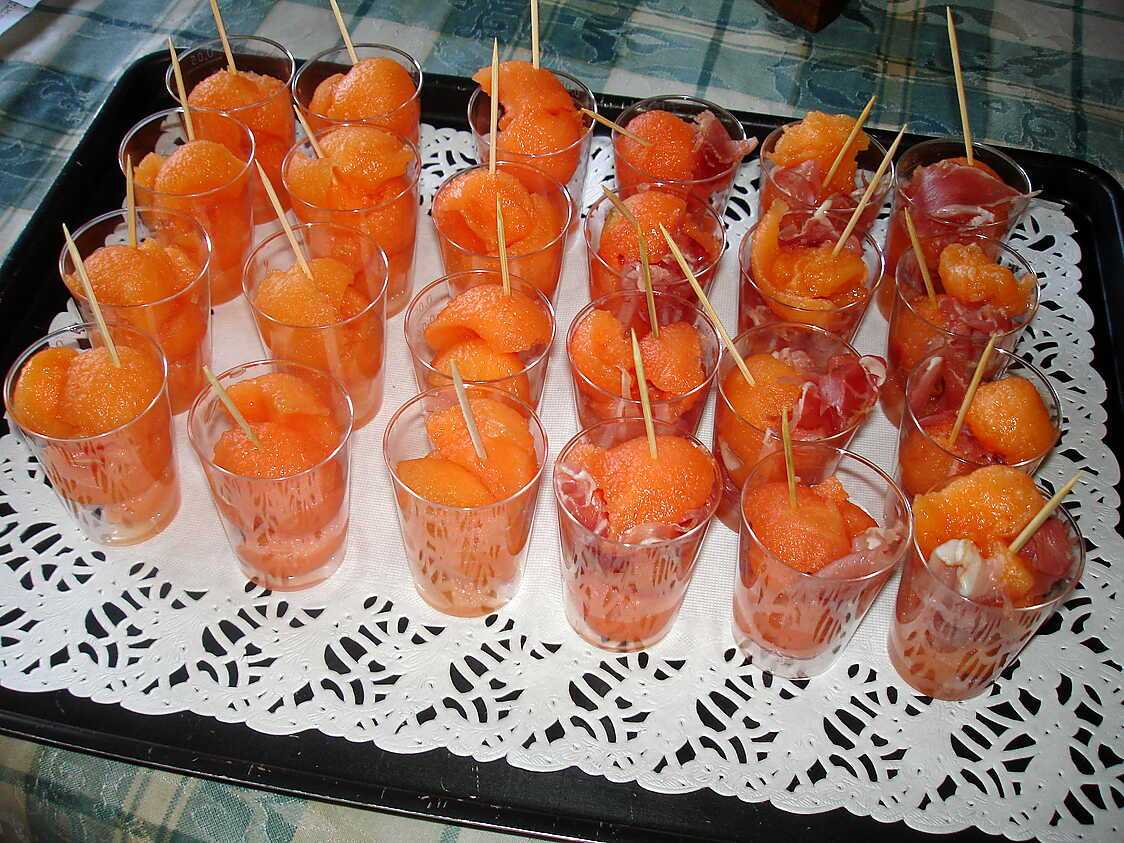 Recette De Verrine De Melon Ou Melon Jambon De Parme