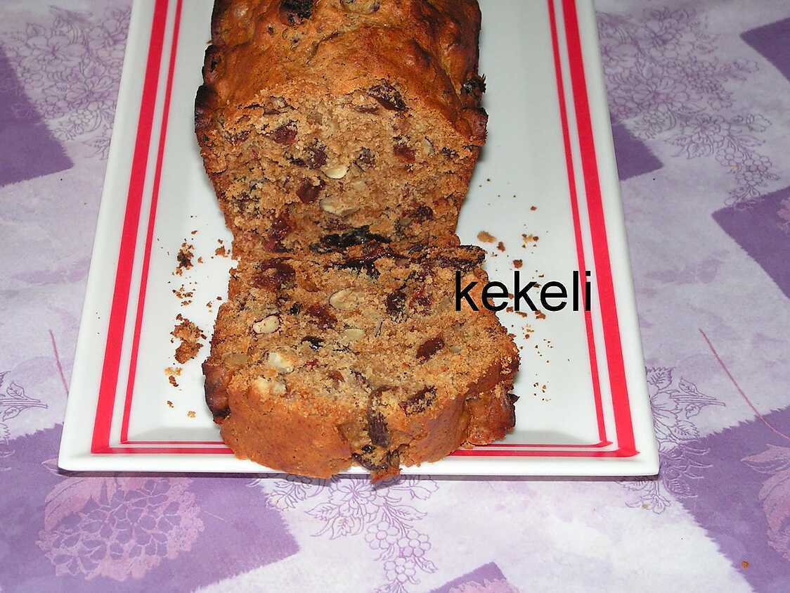 Recette de Pain d épices aux fruits secs de noël par kekeli