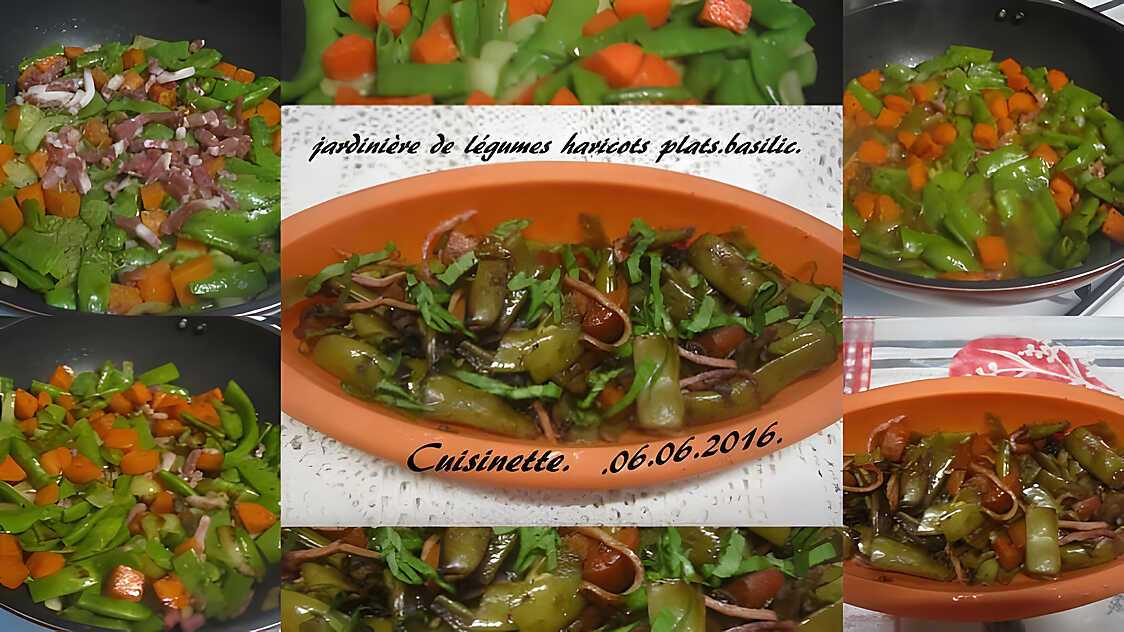 Recette De Jardini Re De L Gumes Aux Haricots Plats Basilic