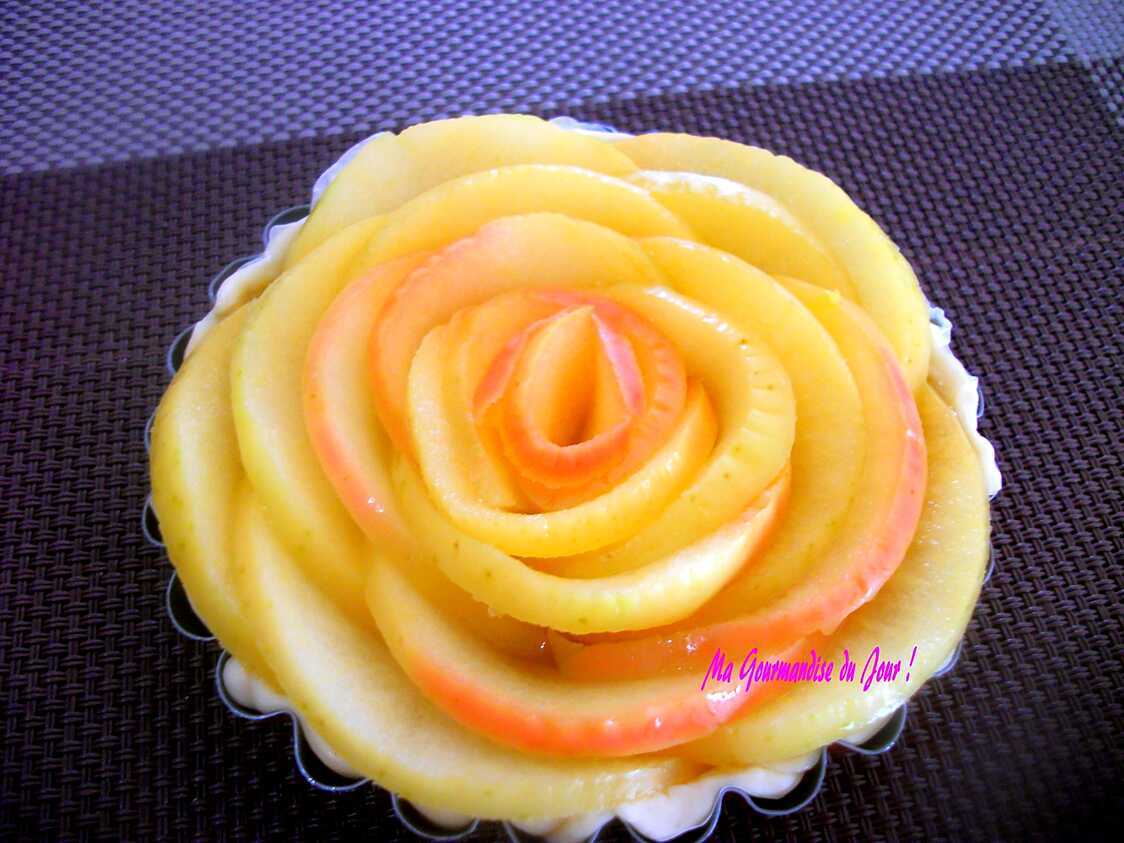 Recette De Tarte Pomme Rose Fleur Non Cuite