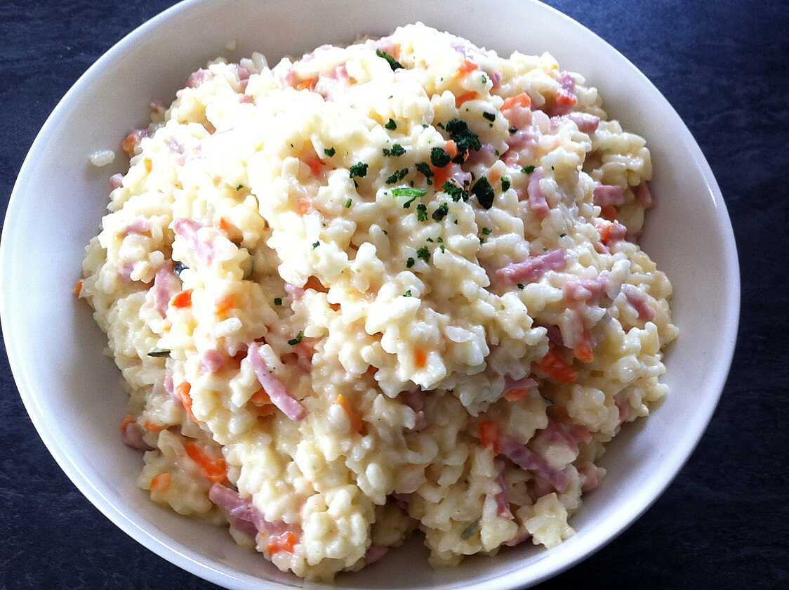 Recette De Risotto Aux Petits L Gumes Et Jambon Fum