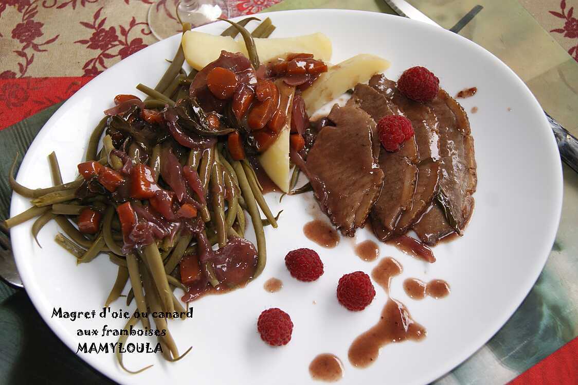 Recette De Magrets D Oie Ou De Canard Aux Framboises