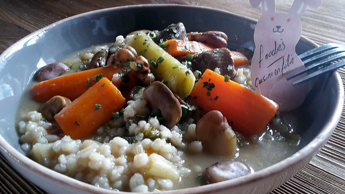 Recette de Soupe rustique à l orge perlée