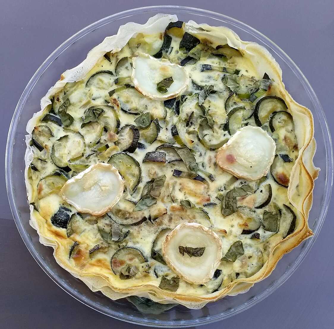 Recette De Tarte Courgettes Et Ch Vre