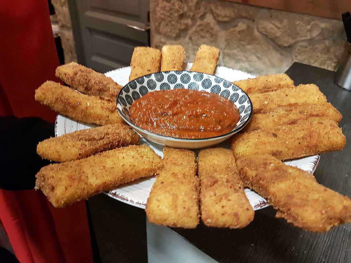 Recette De Frites De Polenta Coulis De Tomates Au Basilic