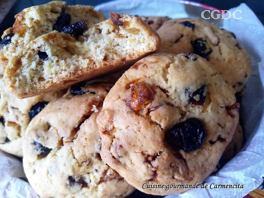 Recette De Cookies Aux Cranberries Et Noix De Cajou Caram Lis Es