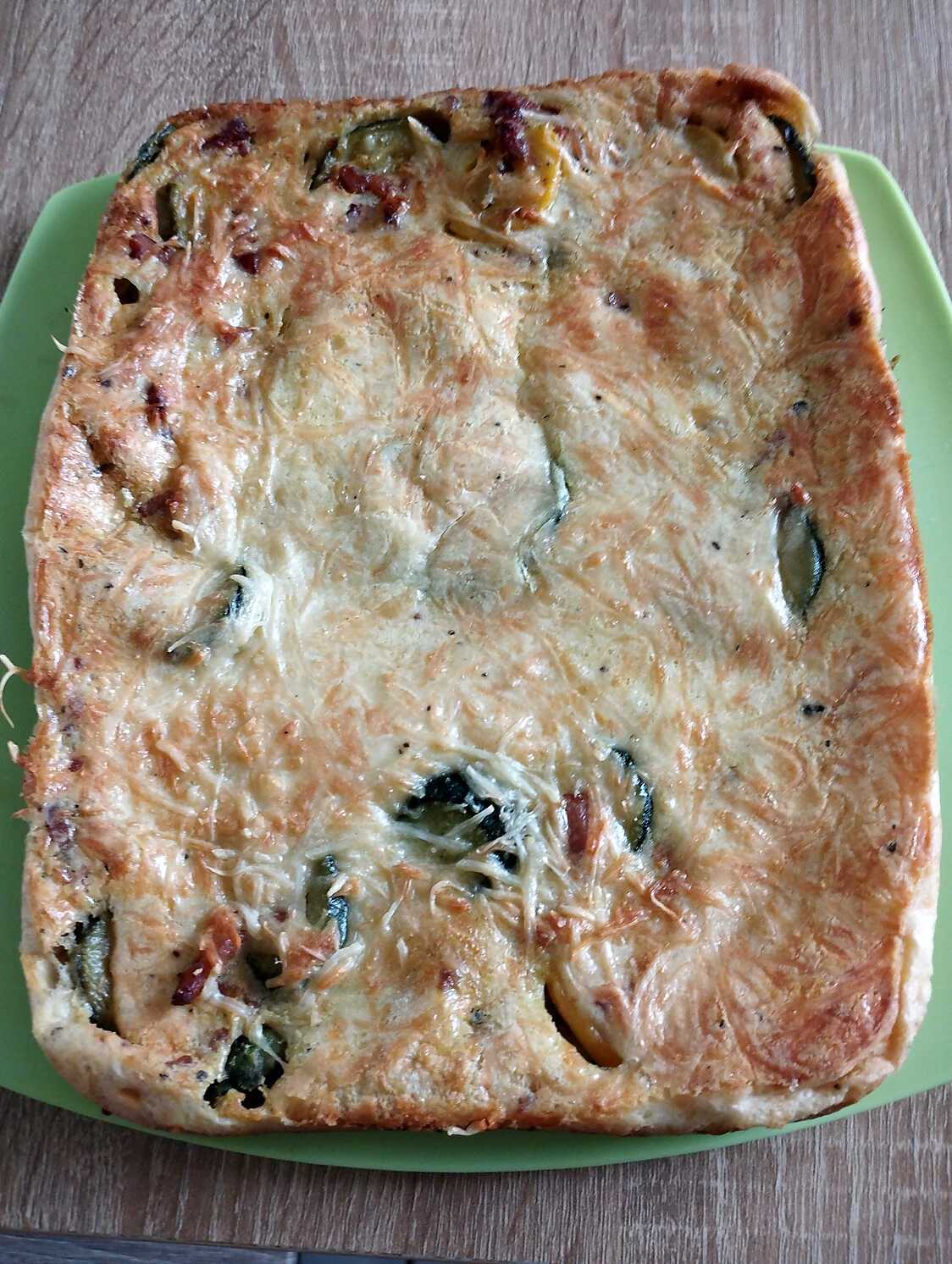 Recette De Quiche Sans Pate A La Courgette Au Cake Factory