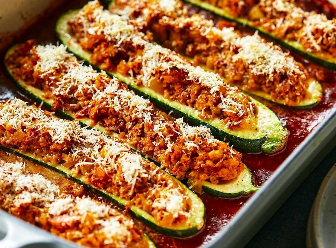 Recette de Courgette farcie au haché