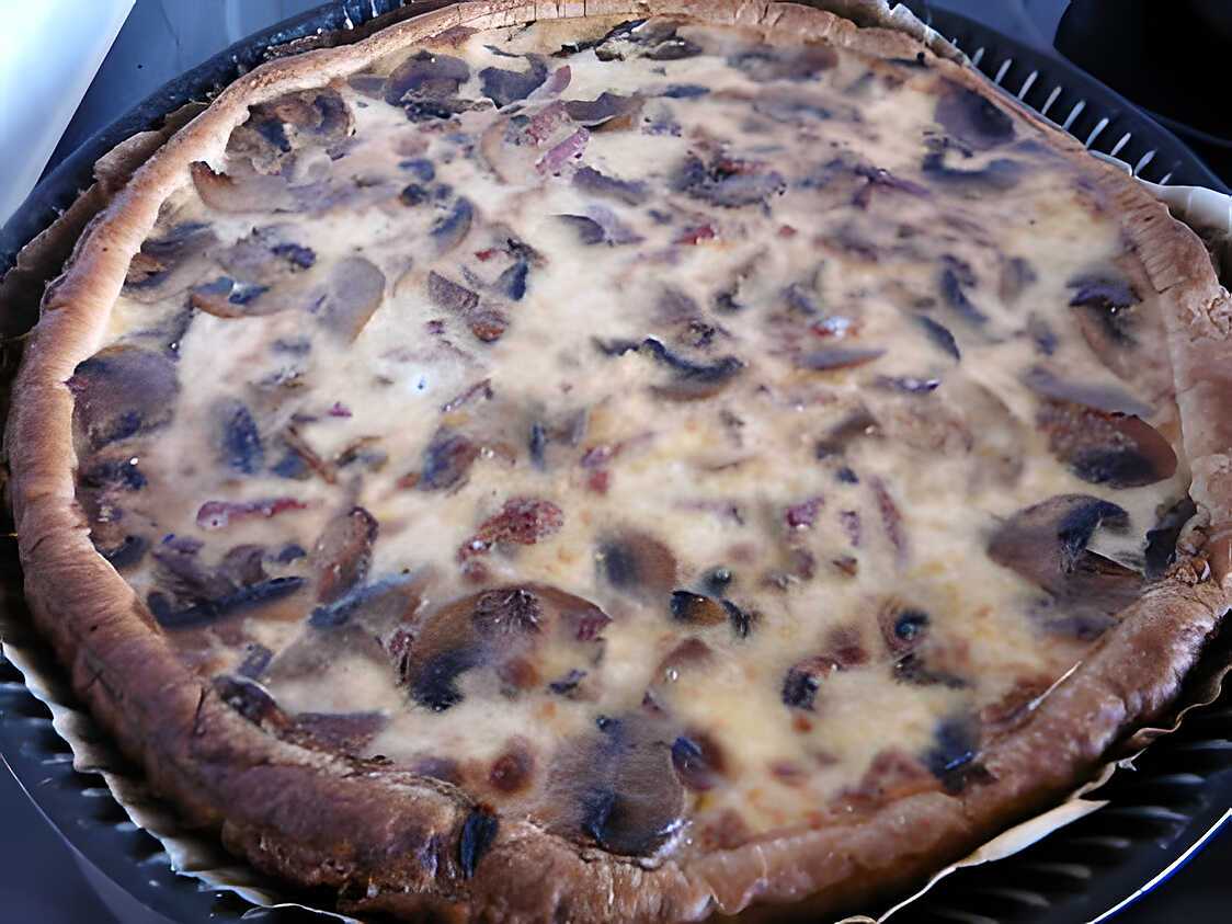 Recette De Quiche Aux Champignons Et Lardons