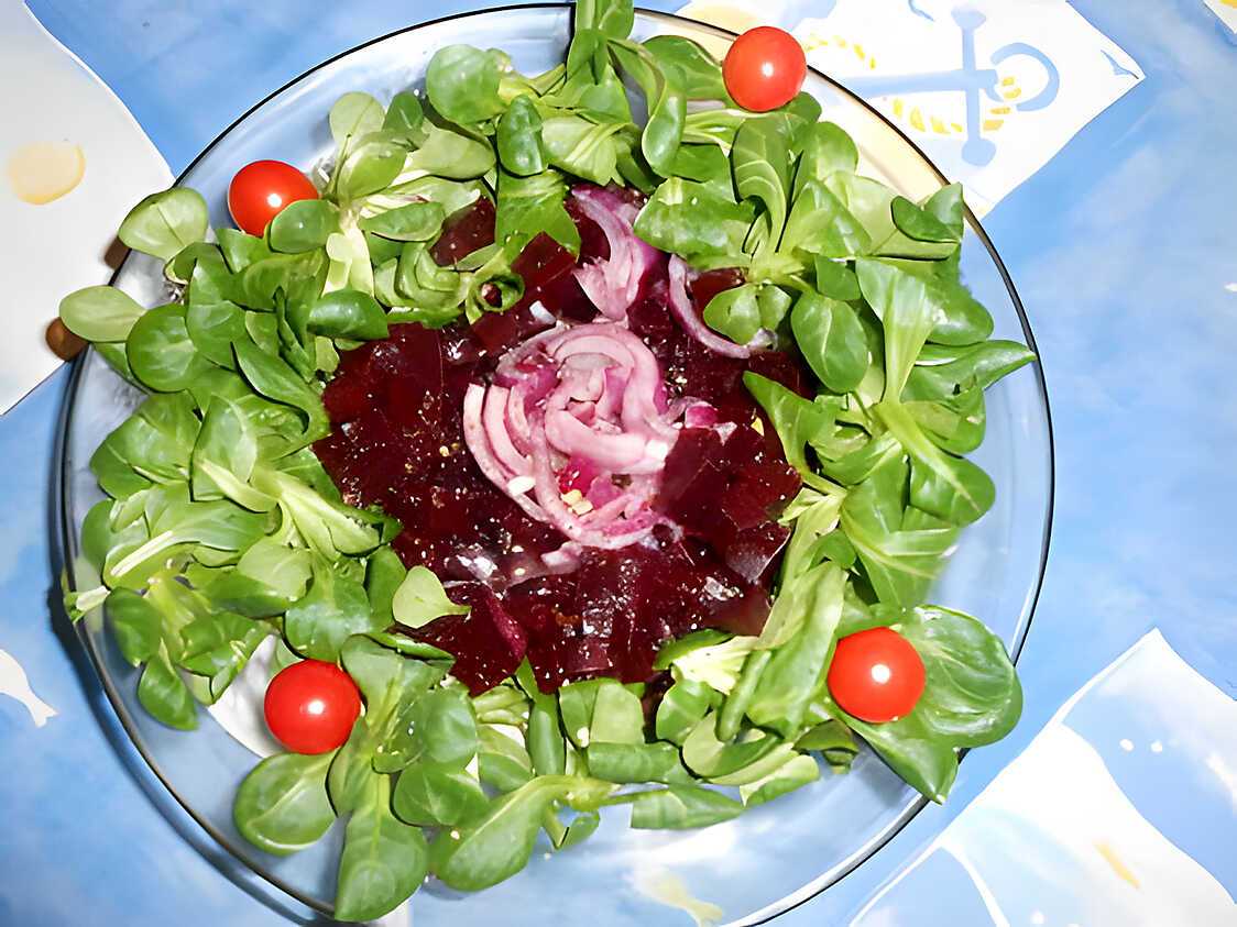 Recette De Salade De Mache Et Betteraves