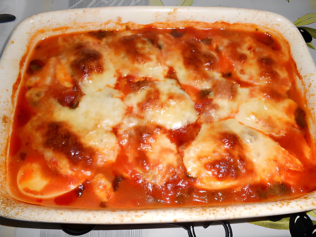 Oeufs durs à la tomate gratinés 430