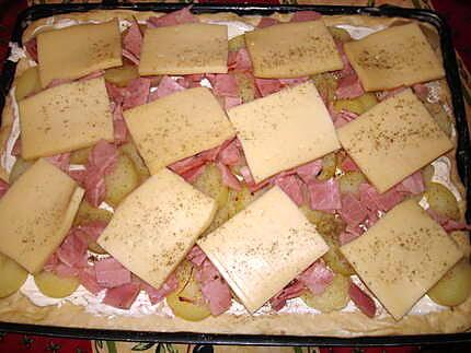 Recette De Pizza Aux Pommes De Terre Jambon Blanc Et Fromage Raclette