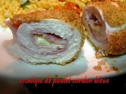 Recette D Escalope De Poulet Cordon Bleue