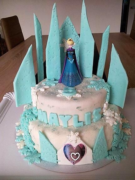 Recette De Gateau D Anniversaire Le Chateau De La Reine Des Neiges