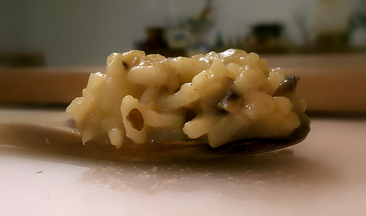 recette risotto de topinambours et champignons