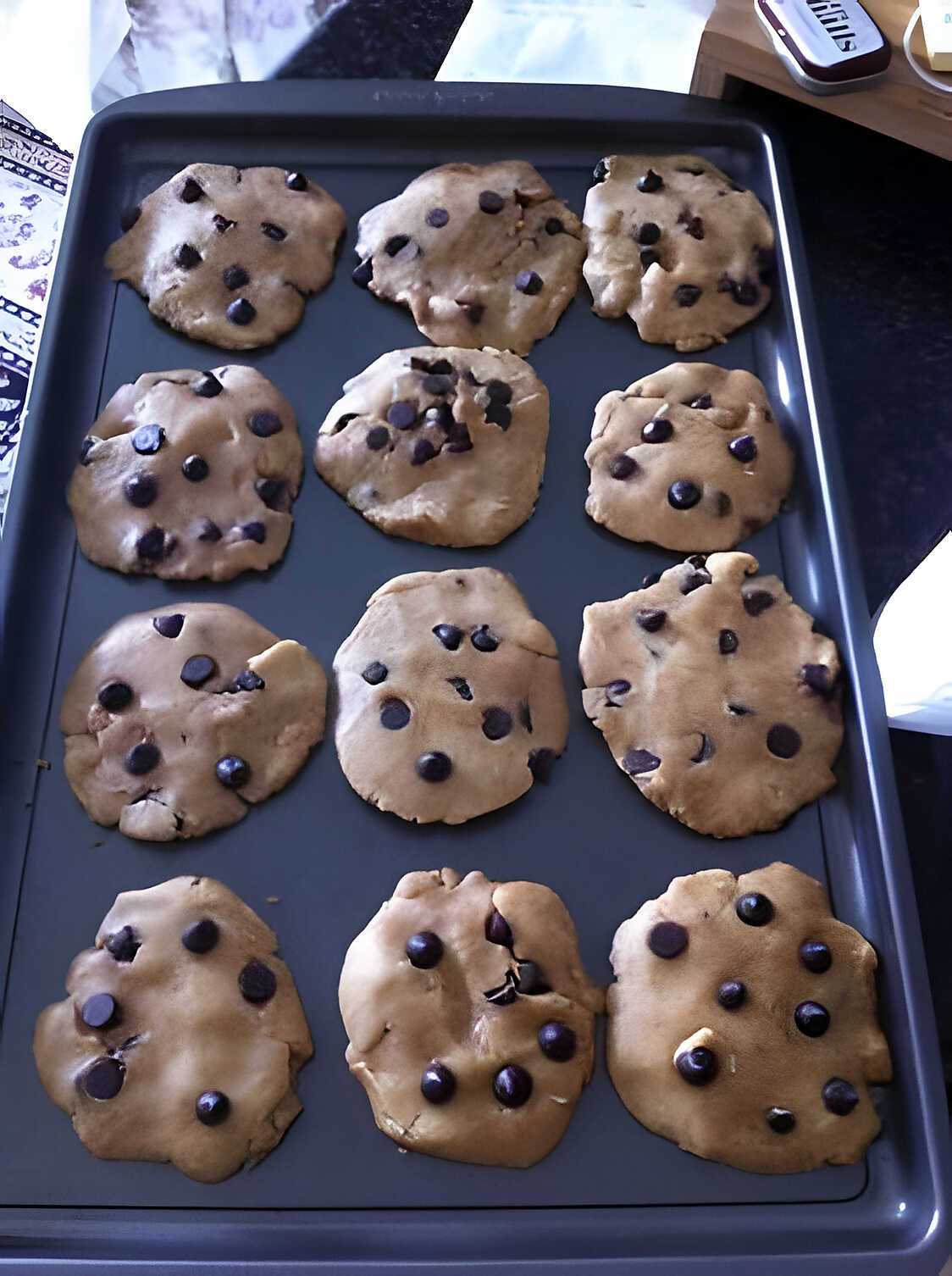 Recette De Cookies Chocolate Chip Cookies Au Pepite De Chocolat