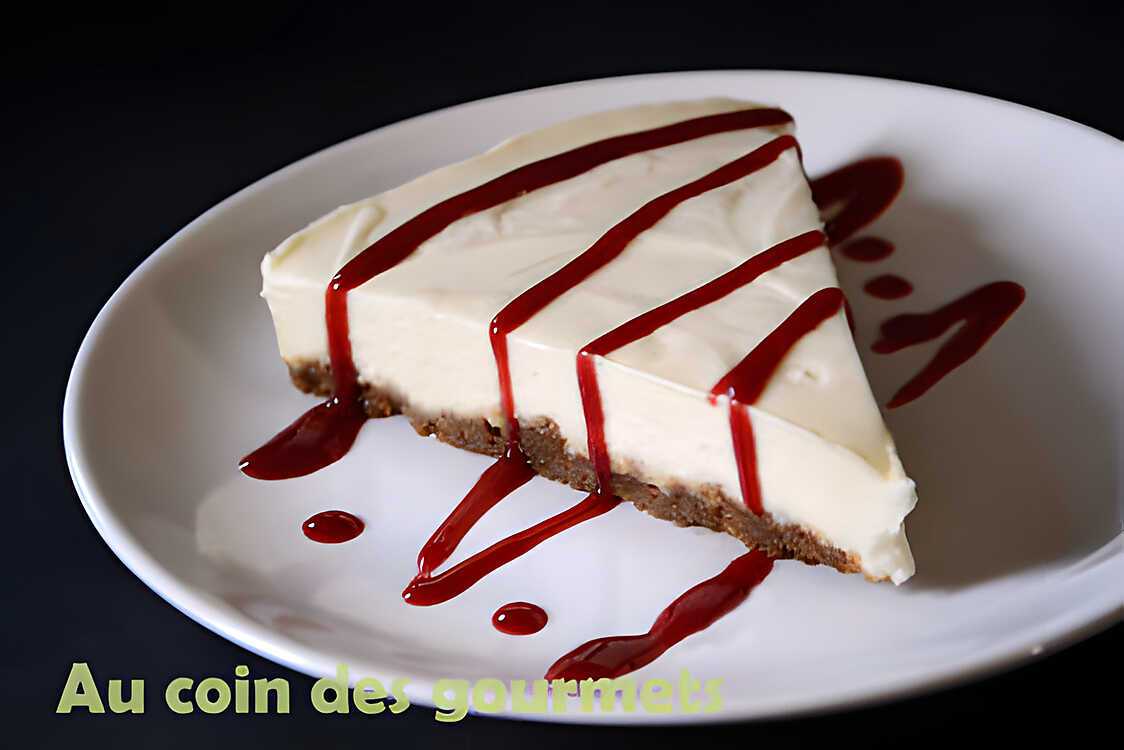 Recette De Cheesecake Speculoos/chocolat Blanc/coulis Framboise