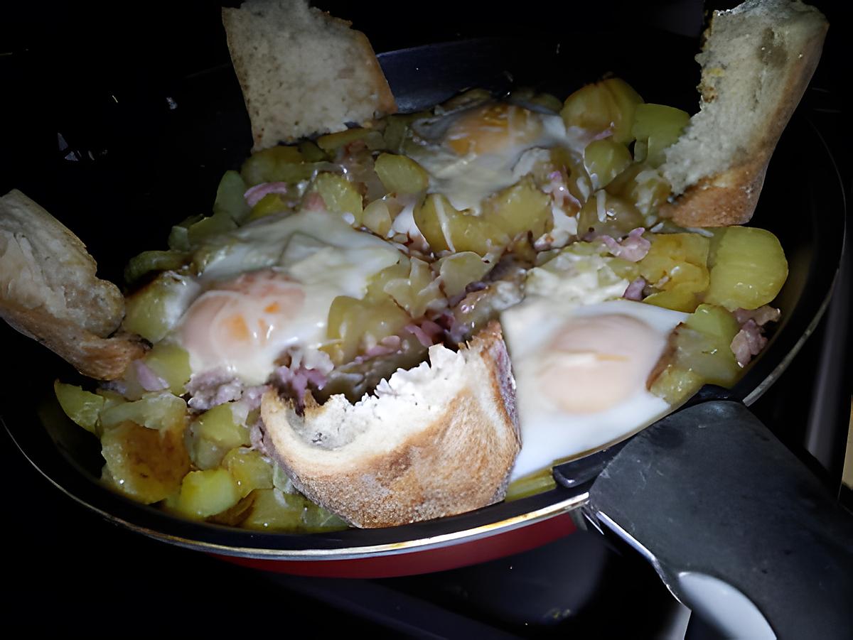 recette Oeufs au plat savoyard