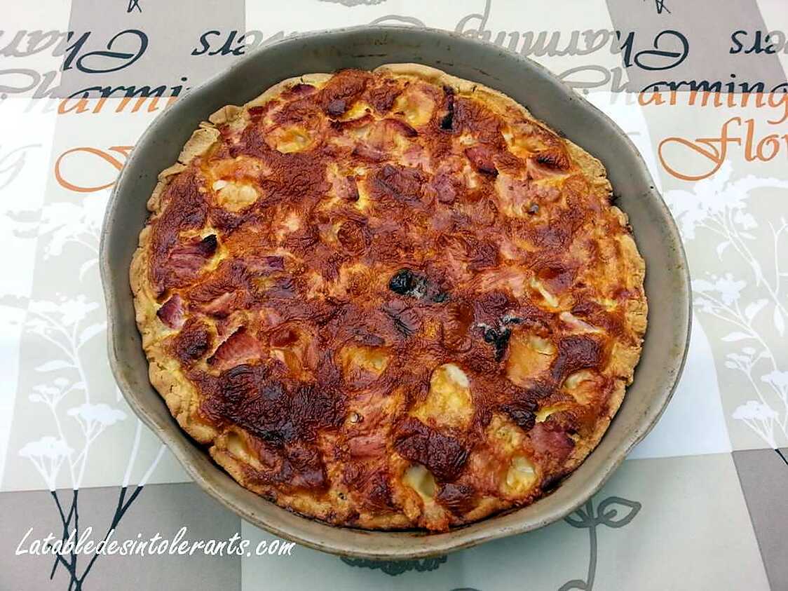 Recette De QUICHE LORRAINE, Sans Gluten, Sans Lait, Avec Ou Sans Beurre ...