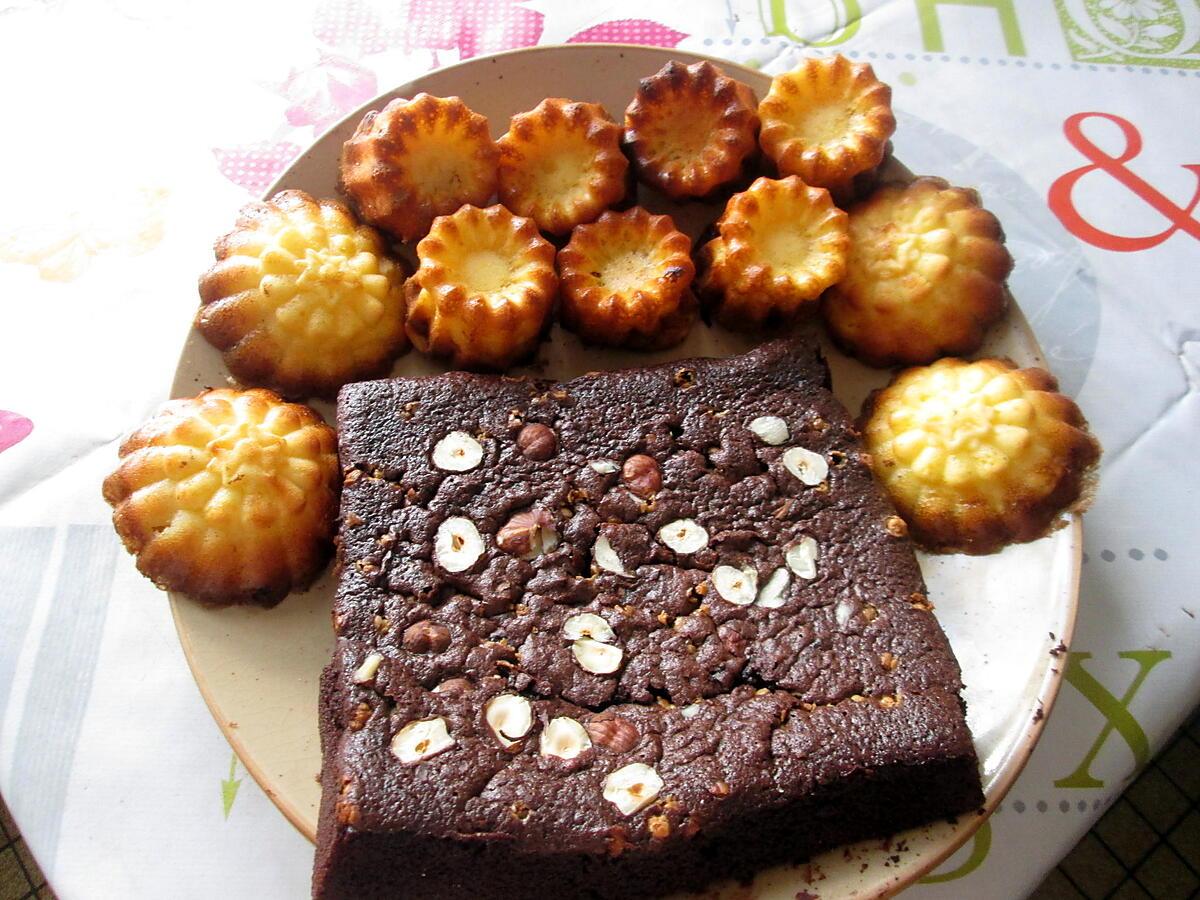 recette gateau  pommes  mangue;   et brownie