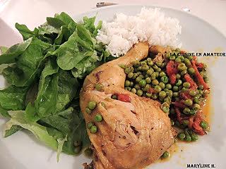 recette Carry de poulet