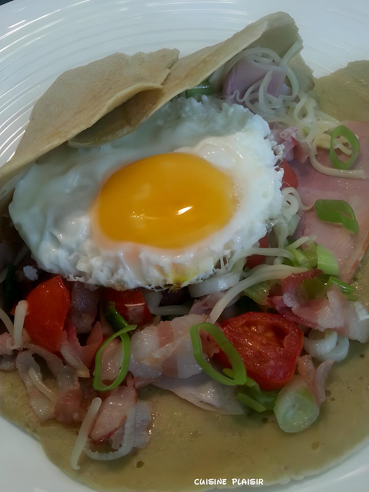 recette Galette bretonne,  de Mamyloula (et garniture perso)