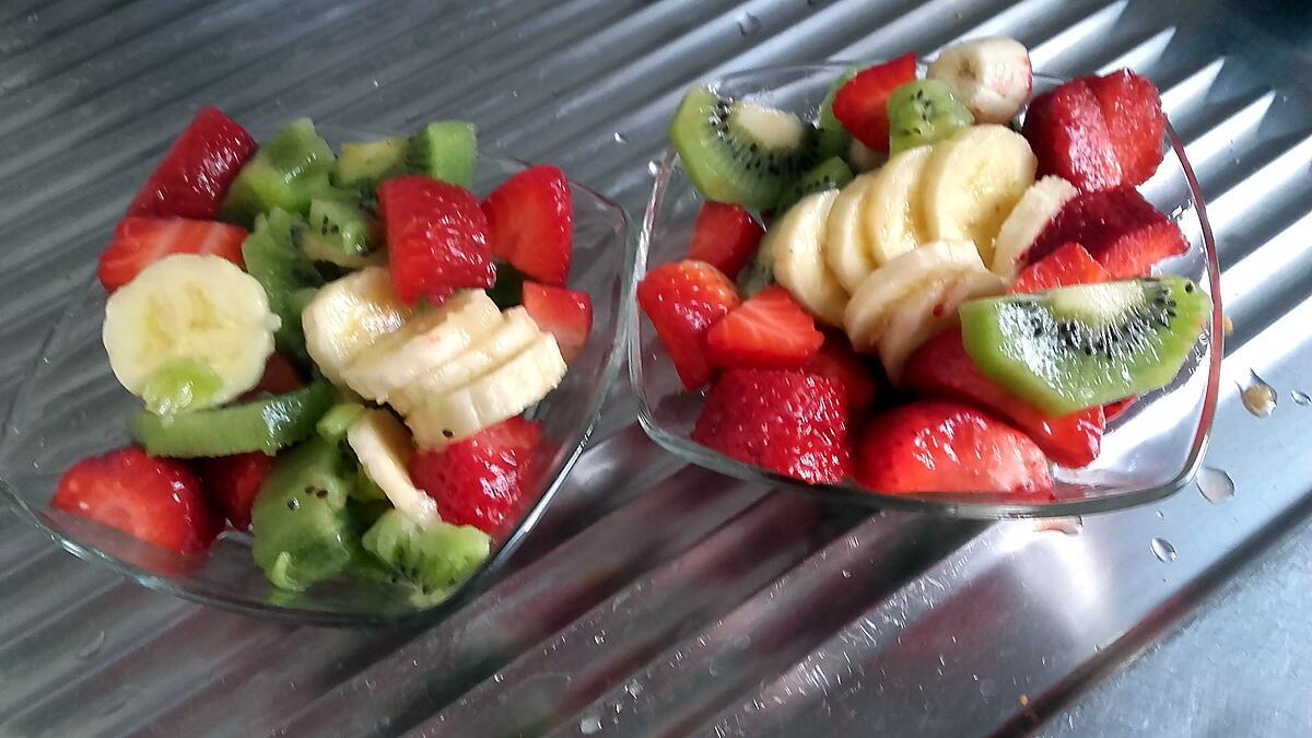 recette SALADE DE FRUITS