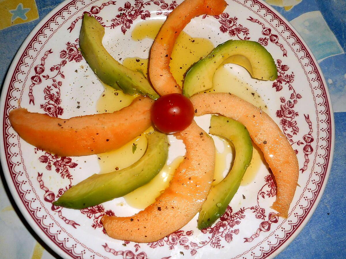 recette Duo d avocat et melon