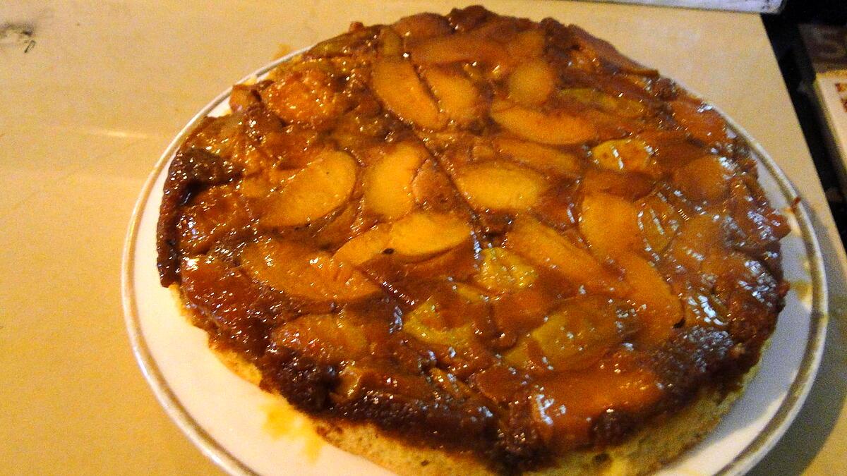 recette Gâteau aux mirabelles caramélisées de Titelul