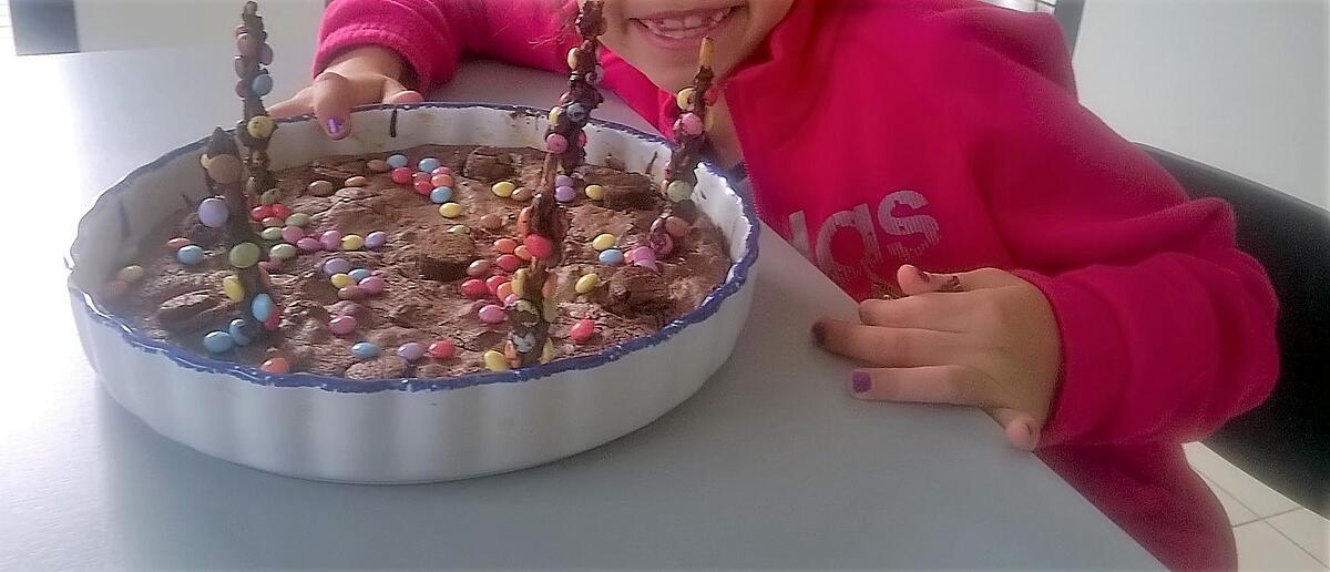 recette gateau  bonbons pour les 8 ans de norah