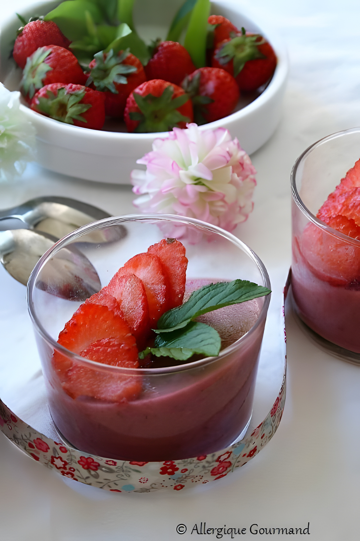 recette Panna cotta fruits rouges, bio  {SANS GLUTEN / SANS OEUFS / SANS LAIT}