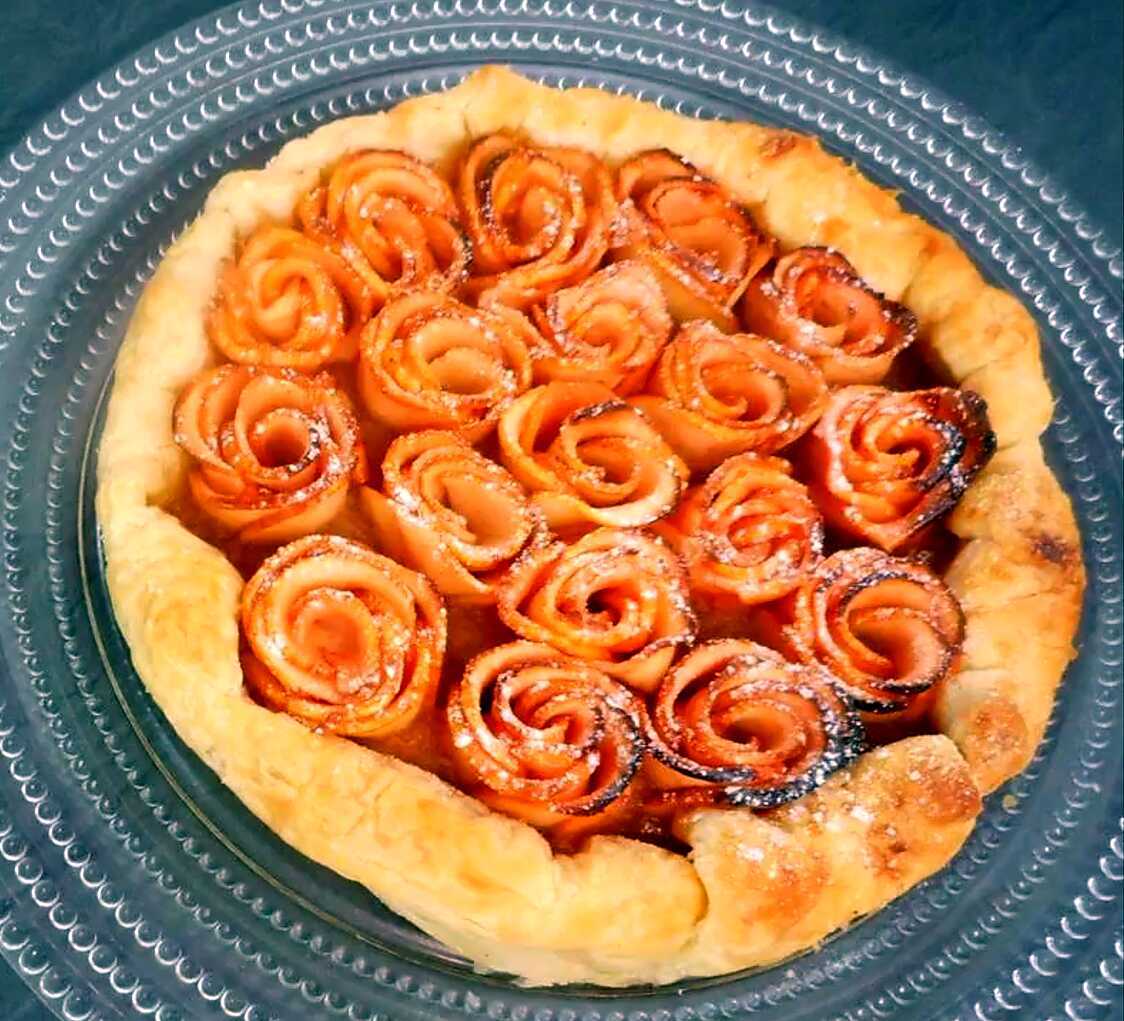 Recette De Tarte Aux Pommes - Bouquet De Roses Par CUIZIN' TODAY