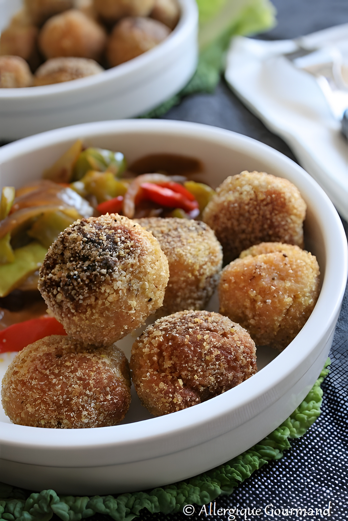 recette Boulettes lentilles corail-quinoa, bio {sans gluten, sans oeufs, sans lait}