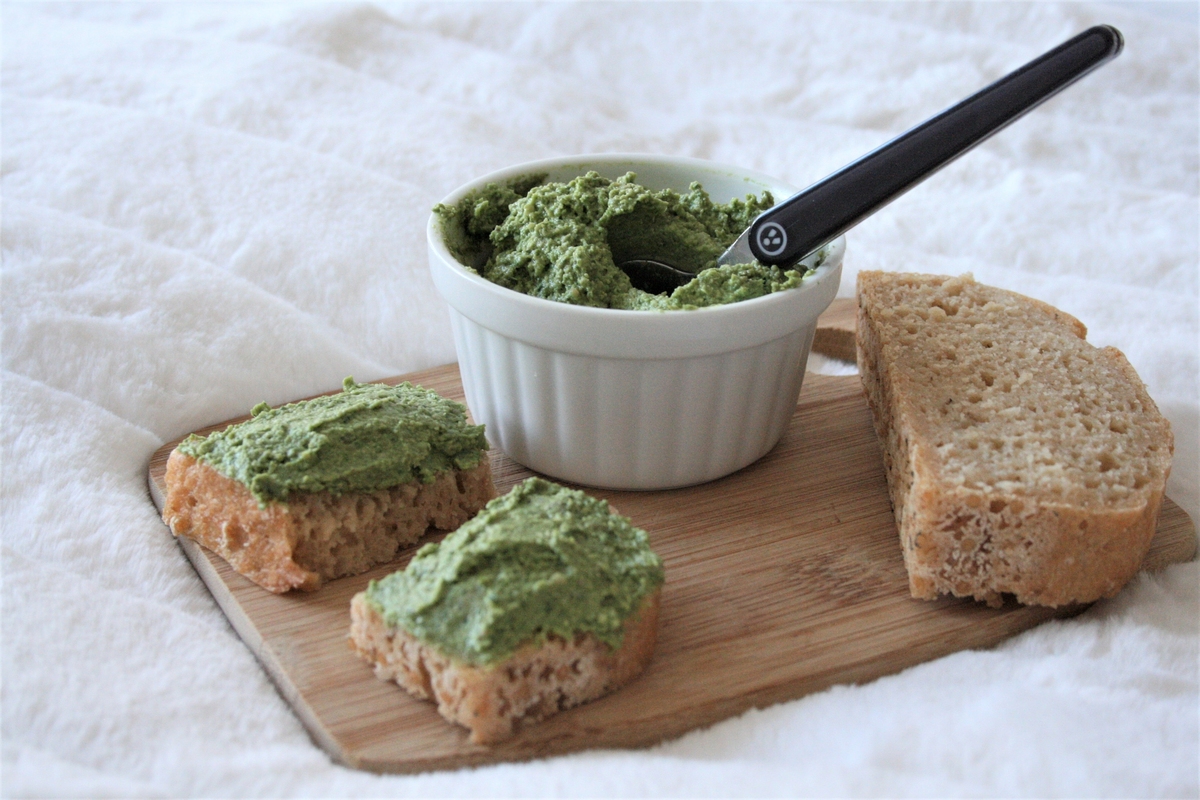 recette Rillettes aux épinards, bio {sans gluten, sans oeufs, sans lait}