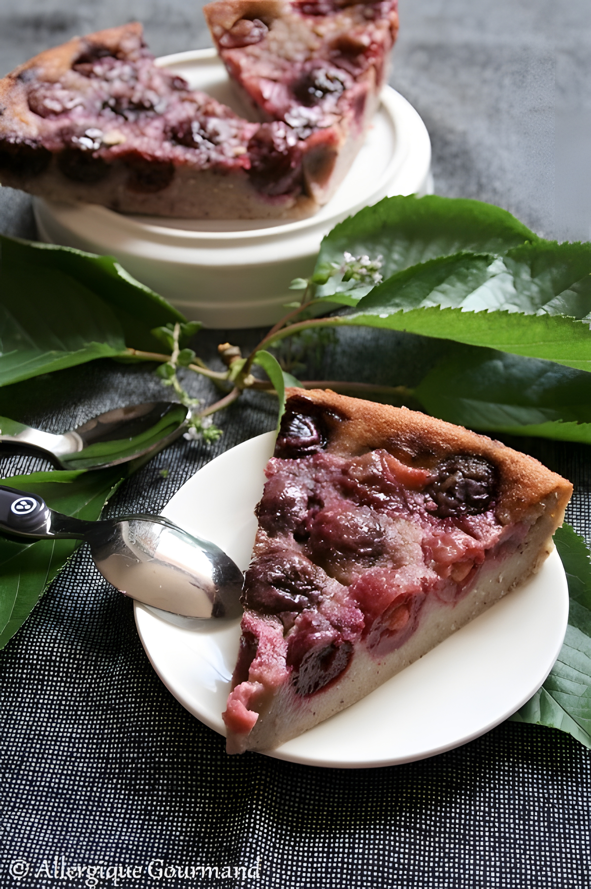 recette Clafoutis aux cerises { sans gluten, sans lait, sans oeufs }