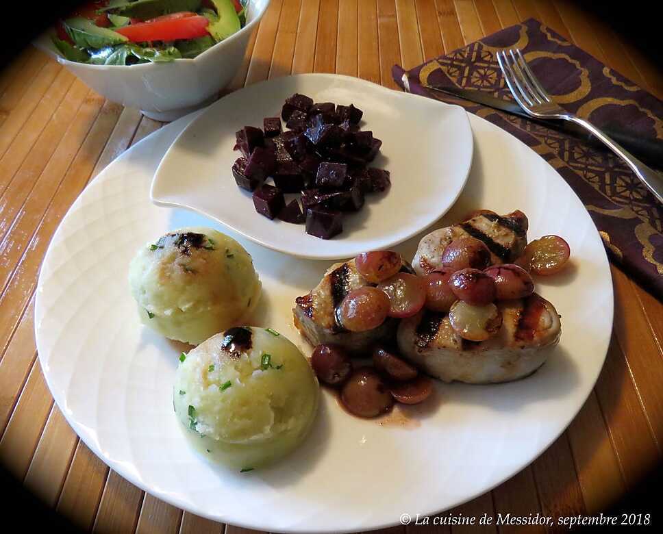 Filet de porc aux raisins secs - Ustensiles de cuisine et articles