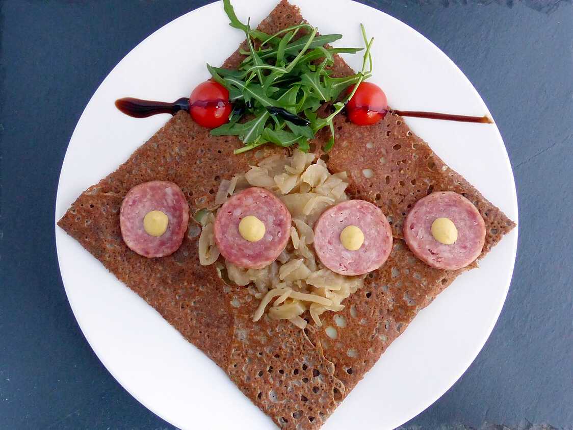 Recette De Galette Bretonne Au Sarrasin Et Saucisson De Lyon