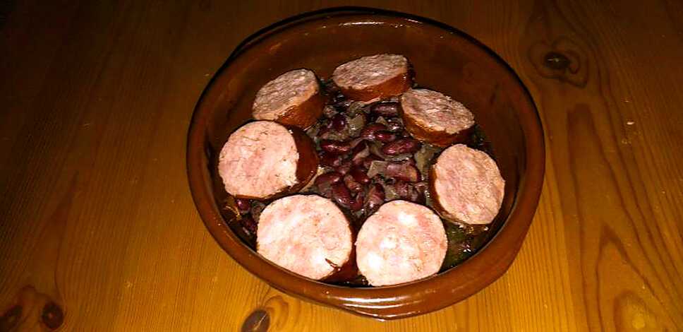 Recette Saucisses aux haricots rouges