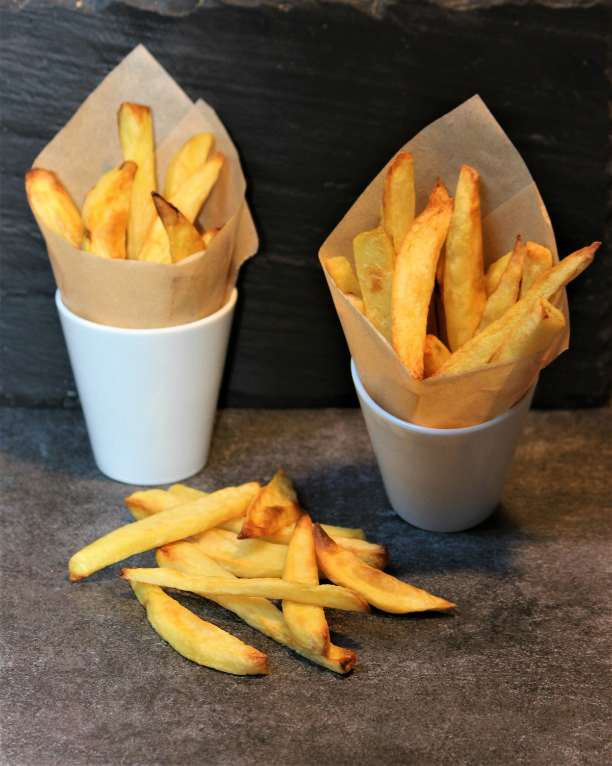 recette FRITES AU FOUR LEGERES