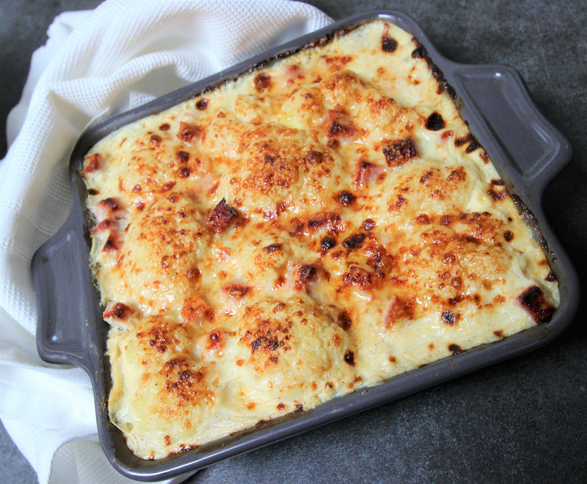 recette GRATIN DE CHOU-FLEUR LEGER A MA FAçON