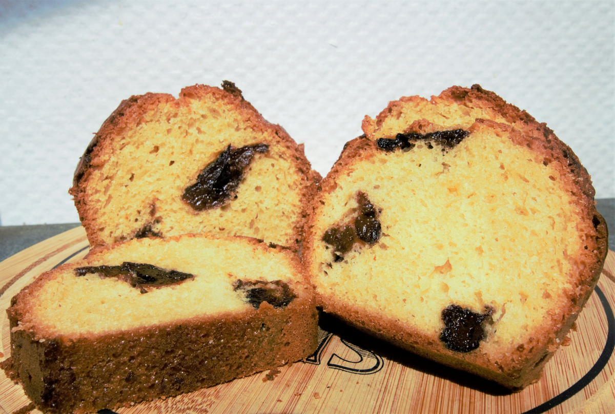 recette BREADCAKE BANANE/PRUNEAUX