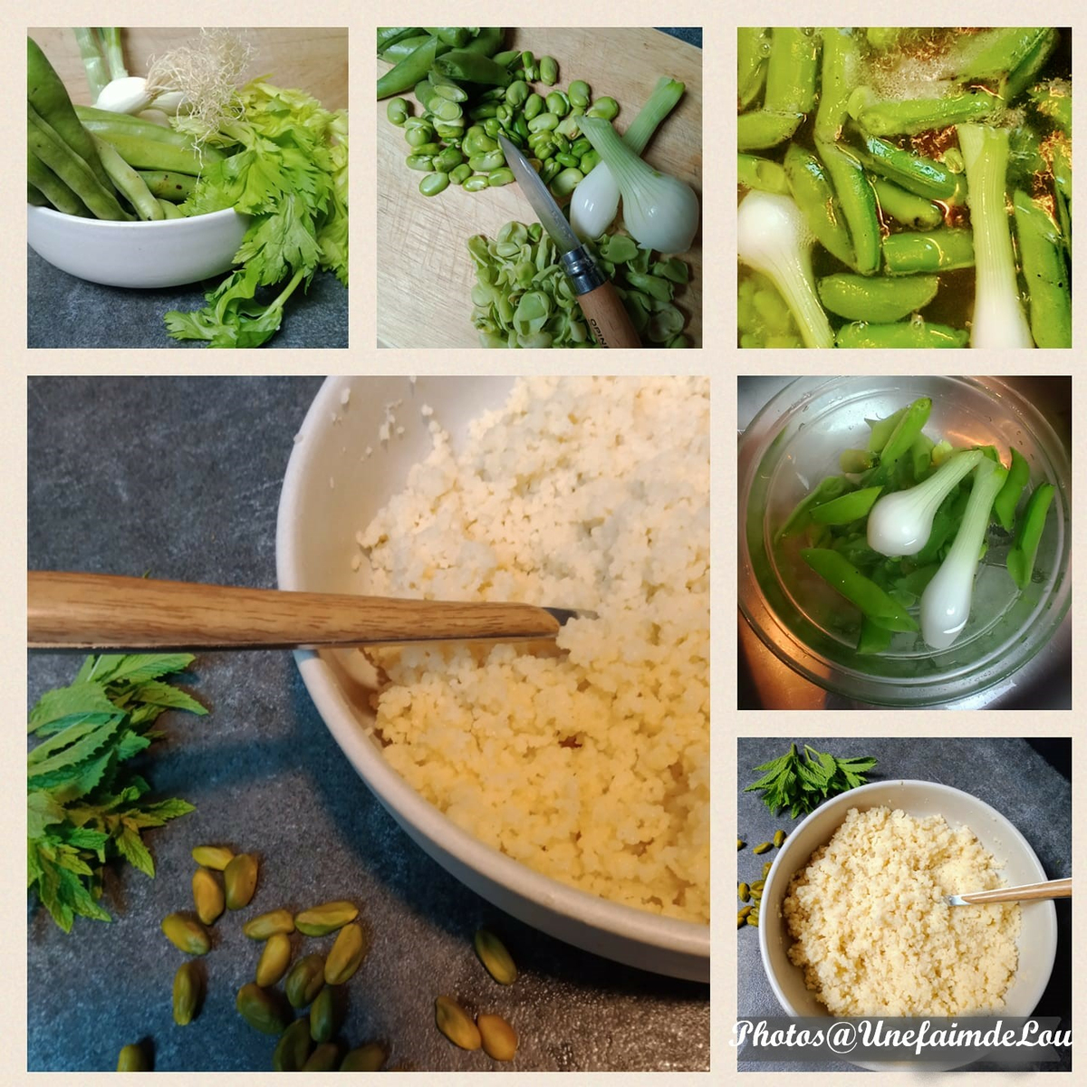 recette COUSCOUS AUX FEVES A MA FAçON