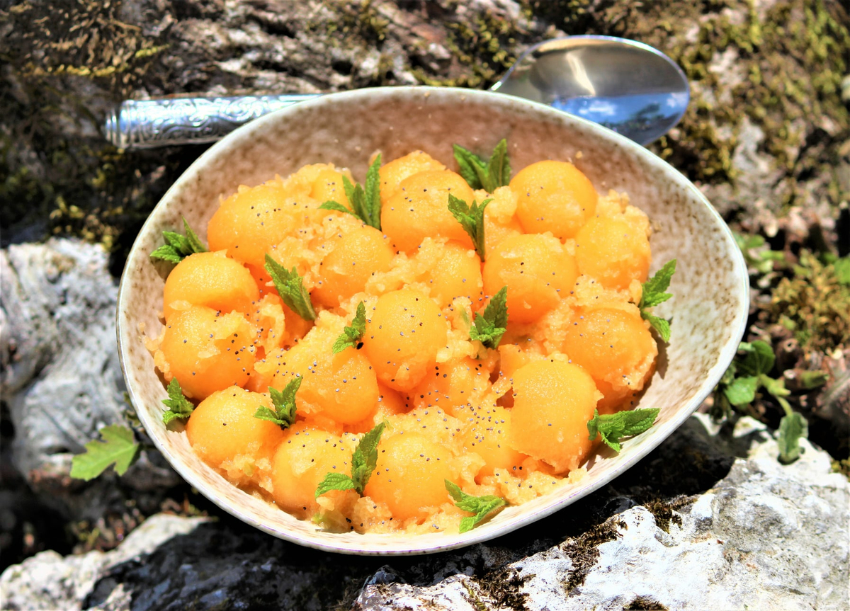 recette SALADE DE MELON GIVREE